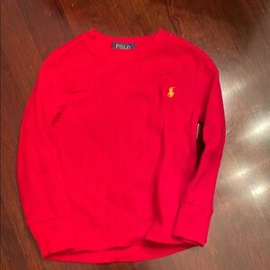 Polo by Ralph Lauren Red Long Sleeve Tee